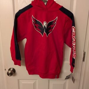 Reebok NHL Washington Capitals Hooded Sweatshirt Youth Size Small